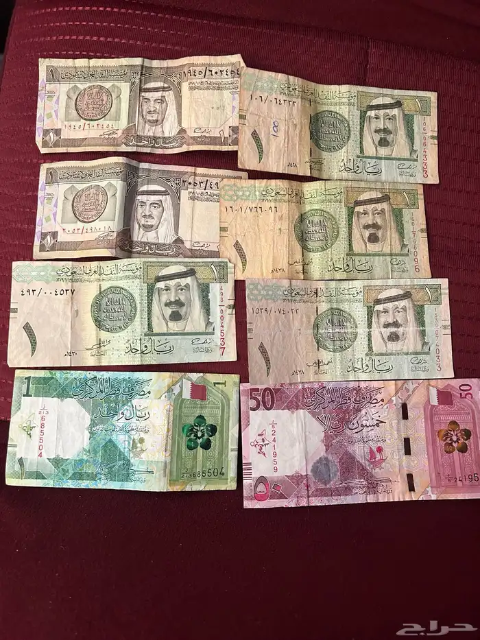 ريال (عملات الملك فهد والملك عبدالله وعملات قطرية) 3