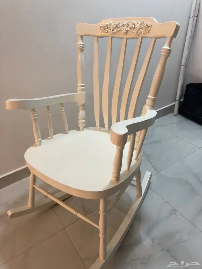 كرسي هزاز ابيض 5