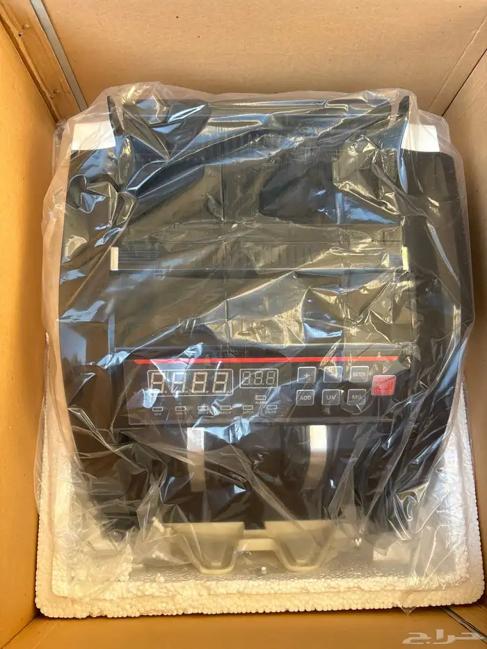 مكينة عد النقود جديده بأكياسها ولم تستخدم قبل 2