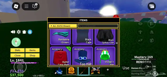 حساب روبلكس بلوكس فروت للبيع 3