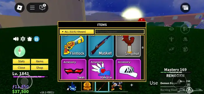 حساب روبلكس بلوكس فروت للبيع 2