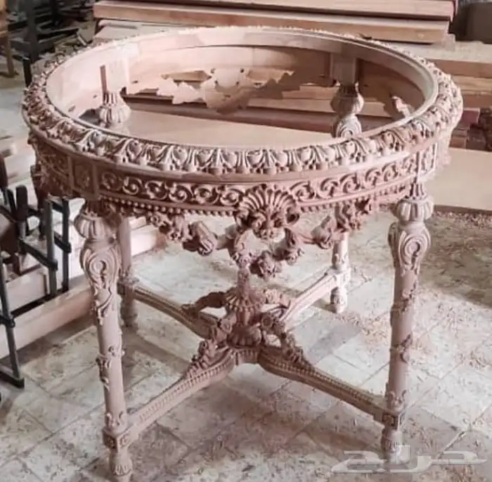 تفصيل طاولات   كراسي خشب 56