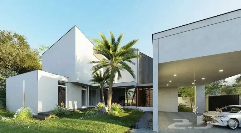 تصميم معماري للفلل والمزارع والشاليهات 18