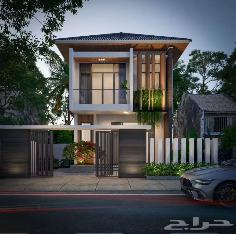 تصميم معماري للفلل والمزارع والشاليهات 11