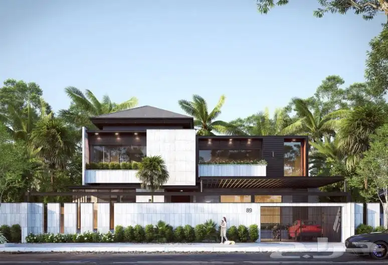 تصميم معماري للفلل والمزارع والشاليهات 15