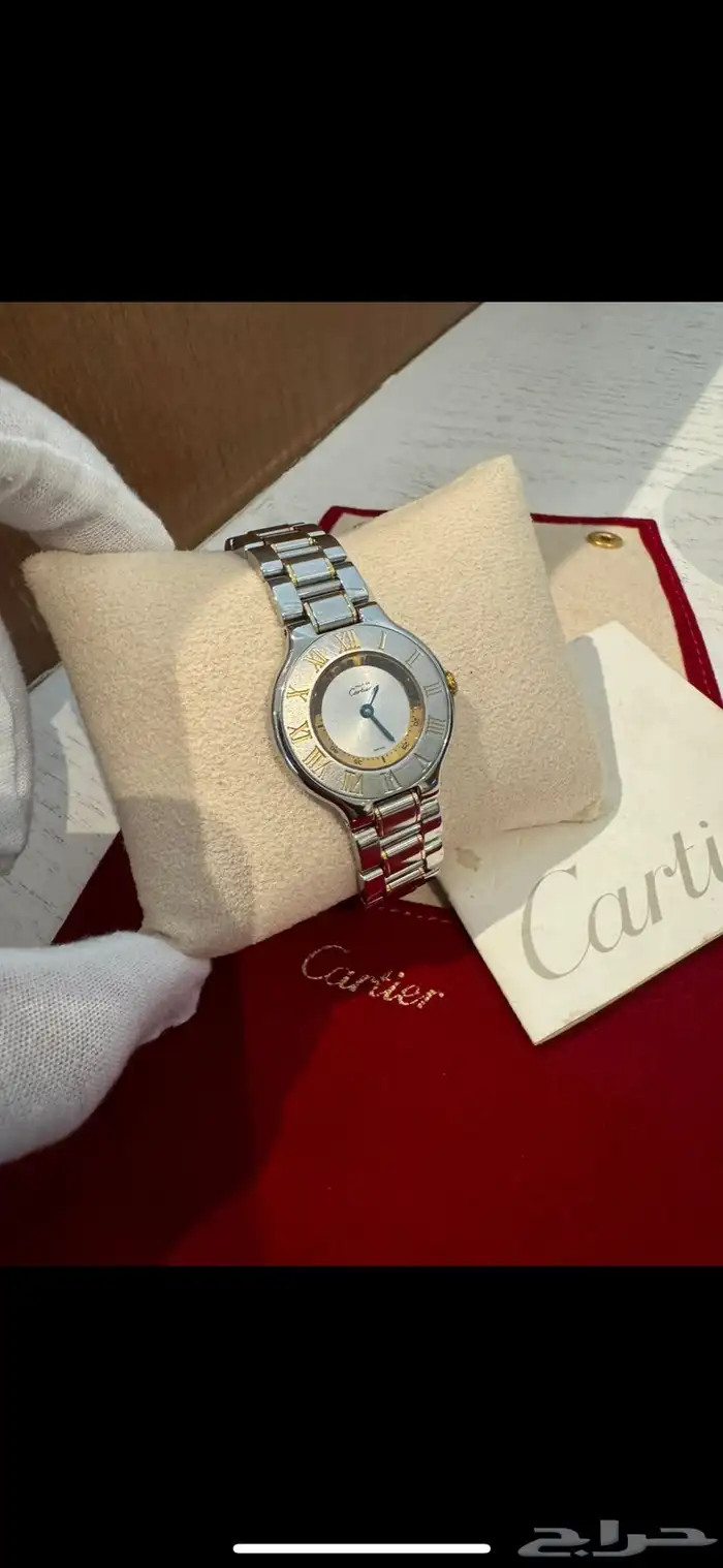 ساعة كارتير فنتج نظيفه اصليه Cartier 0