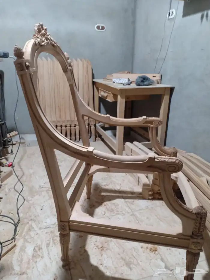 تفصيل طاولات   كراسي خشب 36