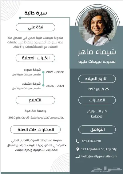 سيرة الذاتيه سيفي CV عرض خاص محدوده لمدة 24 ساعه و ينتهي 5