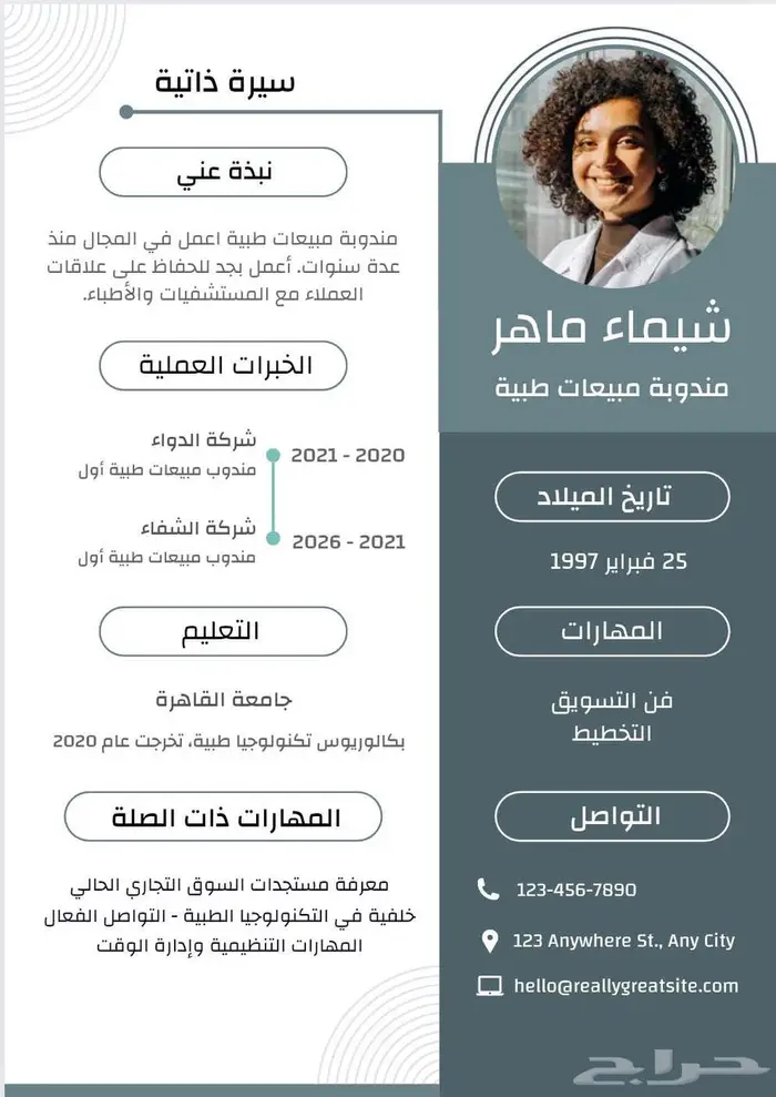 سيرة الذاتيه سيفي CV عرض خاص محدوده لمدة 24 ساعه و ينتهي 5