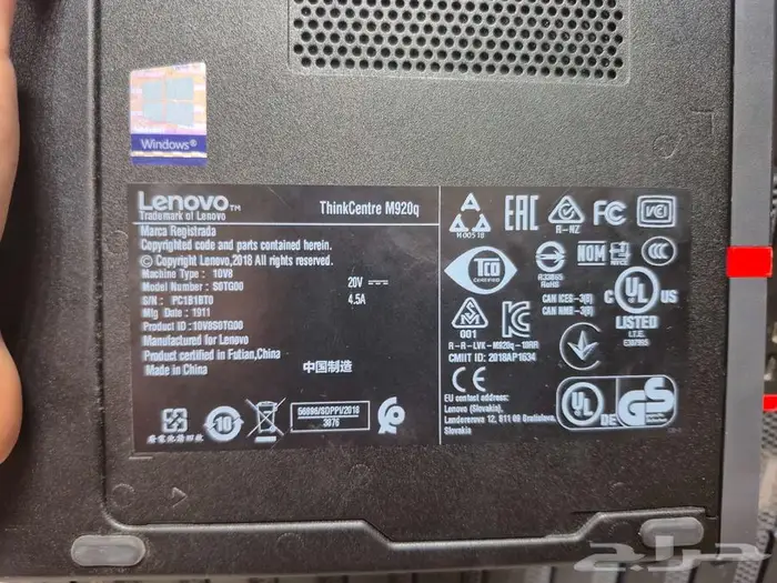 i7 الجيل التاسع Lenovo thinkcenter M920َQ 4