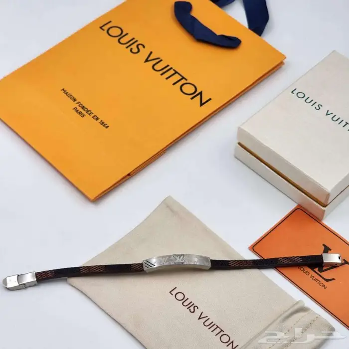 مجموعة لويس اكسسوارات فيتون اساور رجالية اسوارة ماركة فويتون 9