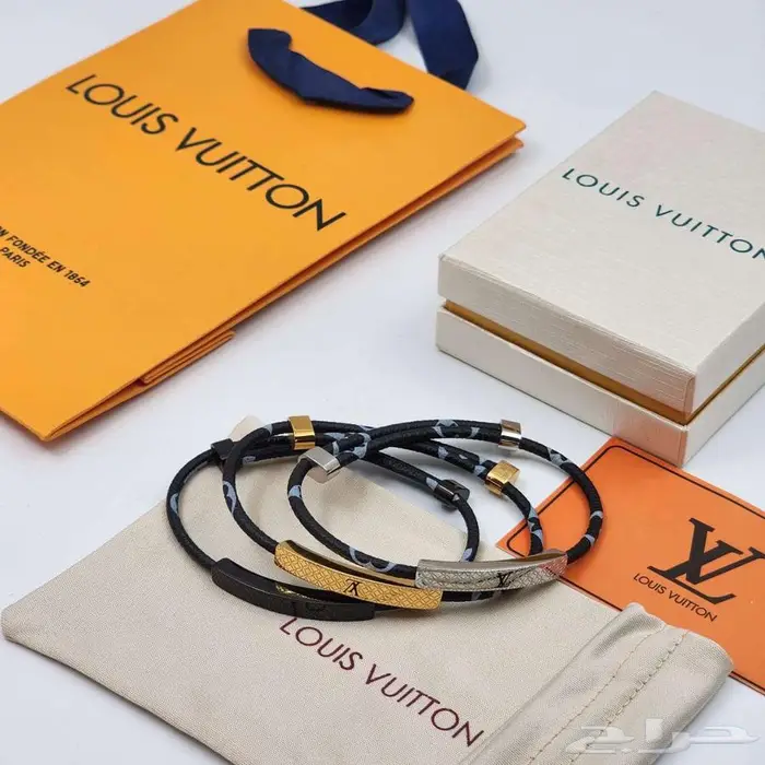 مجموعة لويس اكسسوارات فيتون اساور رجالية اسوارة ماركة فويتون 0