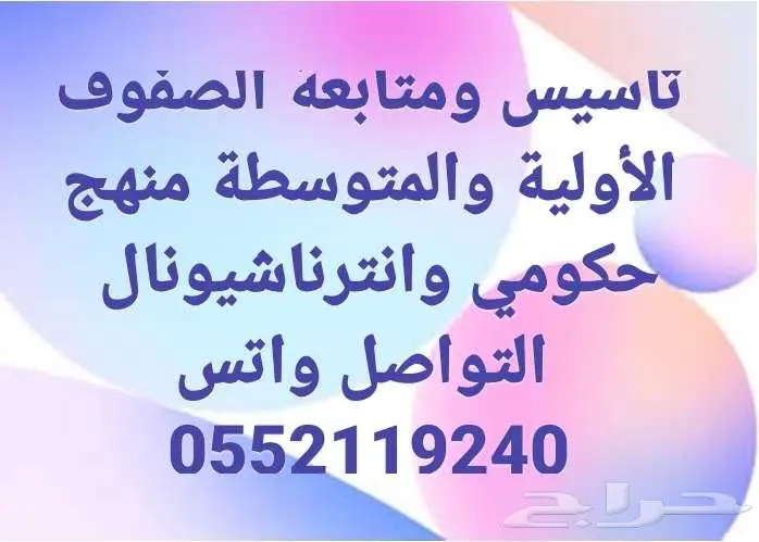 مدرسين ومدرسات تاسيس 0