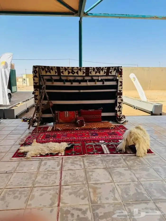 تاجير _ممرات_خزامي_حواجز_بنكيه_جلسات_تراثيه 8