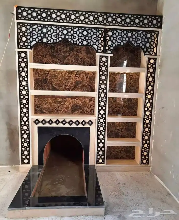مشبات رخام مشبات حجر مشبات حديثة شوايات وافران تفصيل مناقل 1
