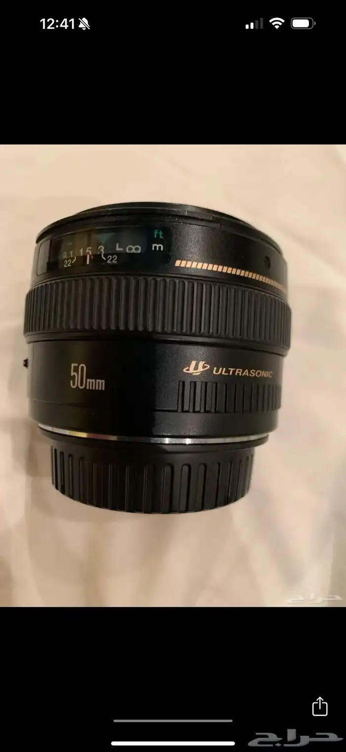 عدسة كانون 50mm EF 1.4 1