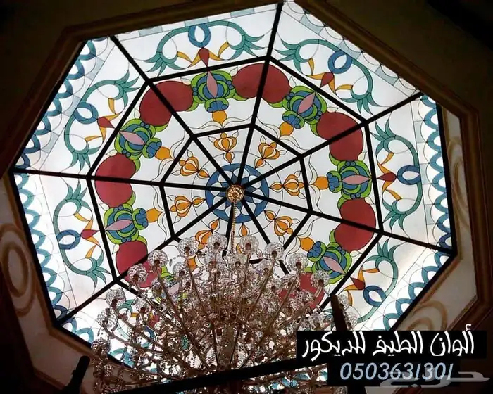 مرايا وابواب و زجاج معشق وملون و أبواب 0