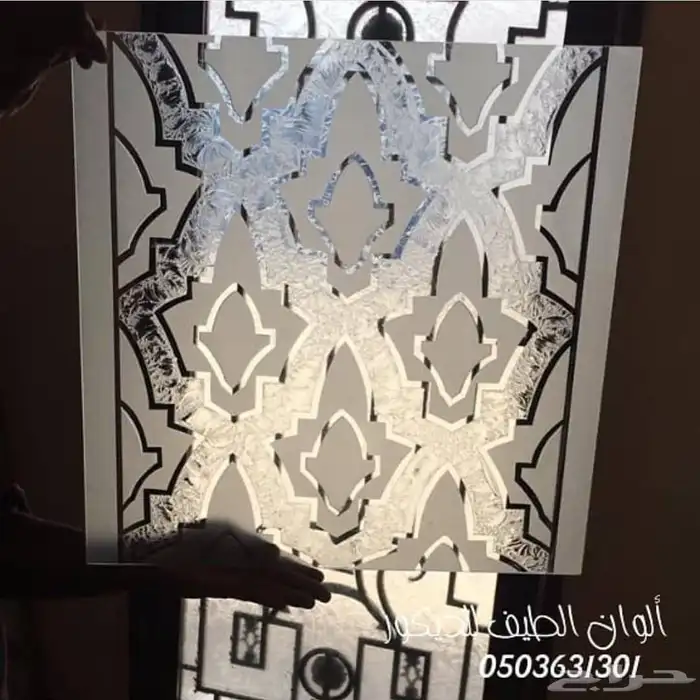 مرايا وابواب و زجاج معشق وملون و أبواب 4