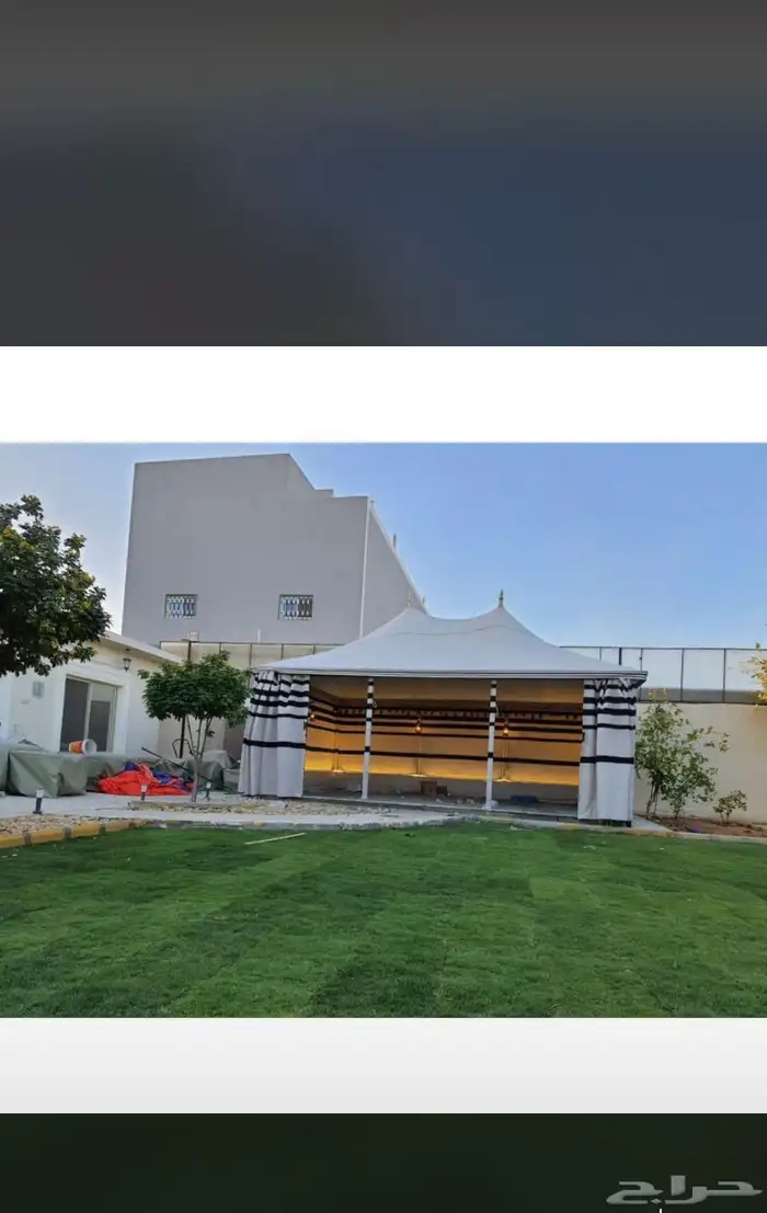 تفصيل بيوت شعر متنقله وبيوت الشعر الملكيه 3