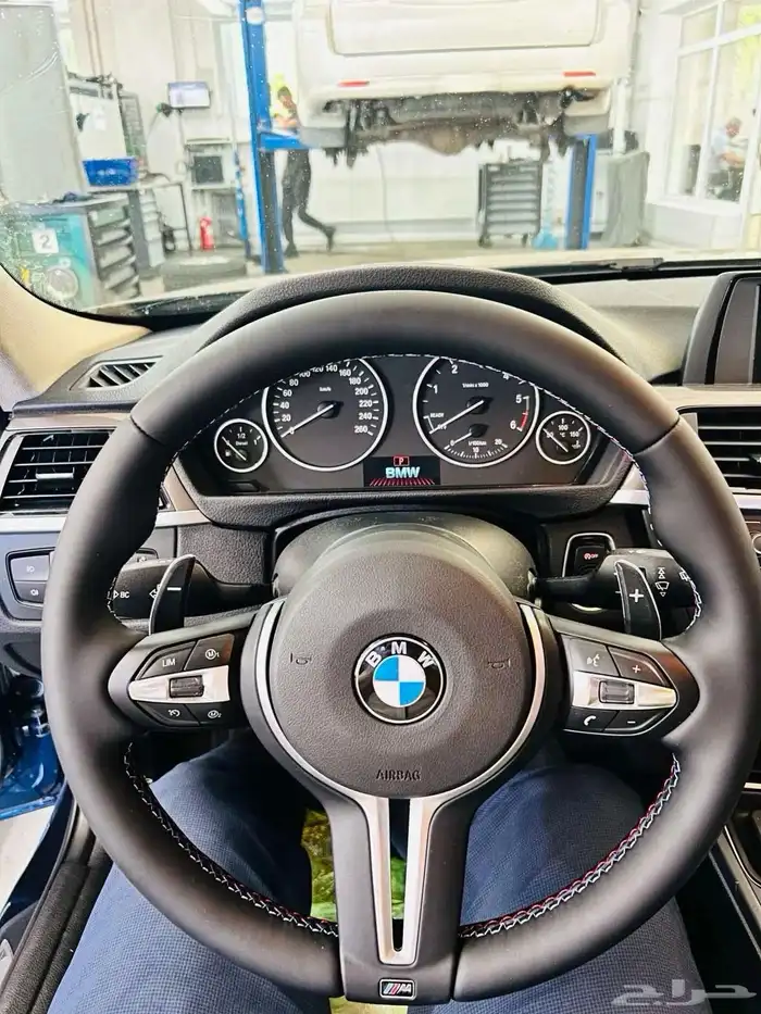 طارة BMW الفئة الخامسة 520 وشمعات تعديل ليد 3