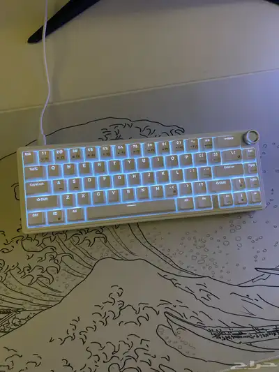 كيبورد Rk65 بلو سويتش صوته فخم و فيه جيمع الالون 0