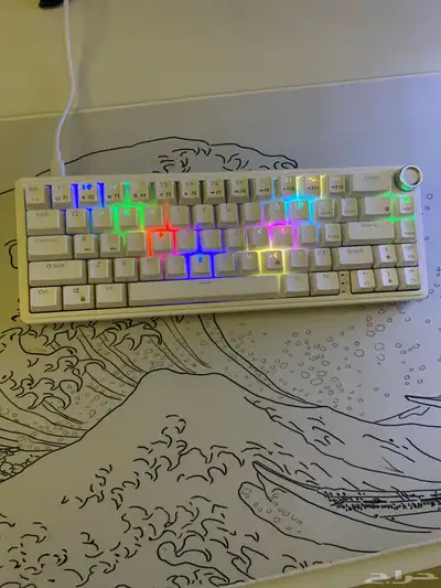 كيبورد Rk65 بلو سويتش صوته فخم و فيه جيمع الالون 1