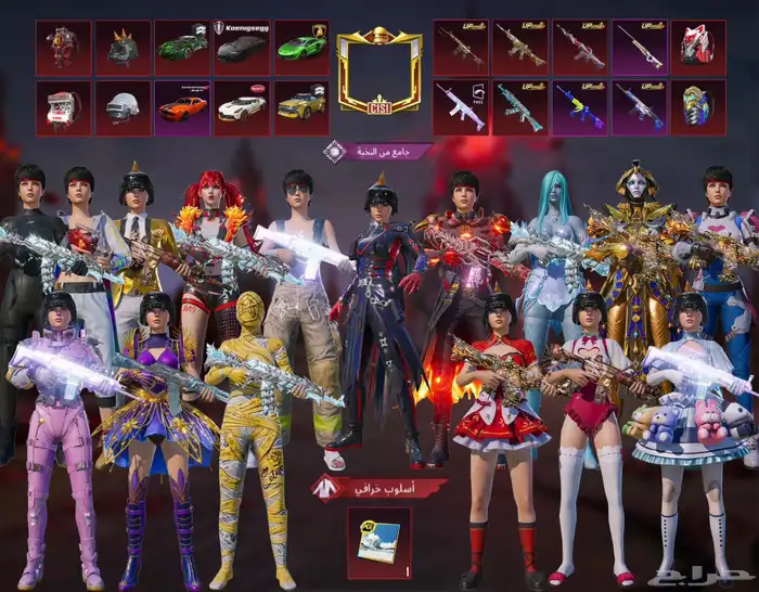 حساب ببجي فخم جدا 0