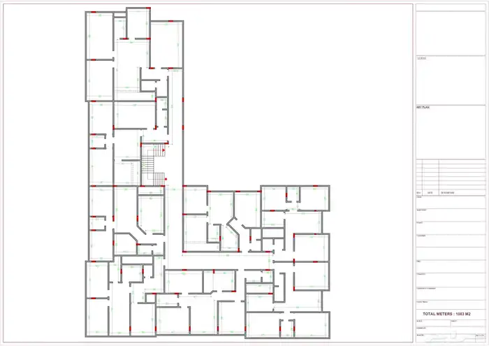 رفع مساحي as buit كشف اعمدة 5