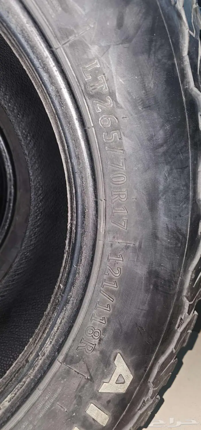 3كفرات نص حجري 265 70 17 5