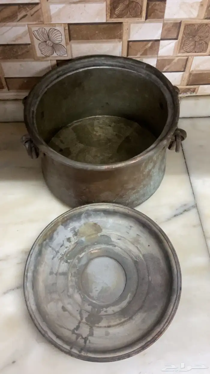 قدر نحاس قديم لاصحاب التراث 2