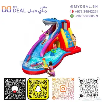 بيع نطيطات زحاليق ملاعب صابونية زحليقة مع نطيطة العاب اطفال 3