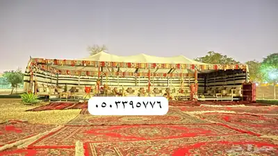 خيام بيوت شعر جلسات ركن تراثي 16