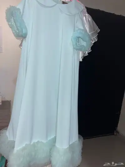 فساتين بناتيه جديده عدد اثنين وعبايات 0