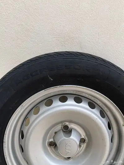 طقم جنوط وكفرات وكالة كيا ريو يارس و بجياس و صني اربع مسامير 3
