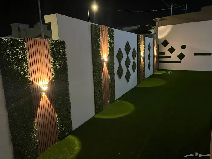 تنسيق أحواش وعشب صناعى 5