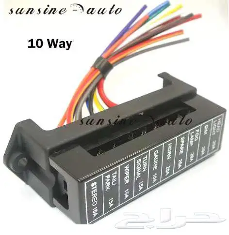 علبة فيوزات 10 8 6 خطوط 3