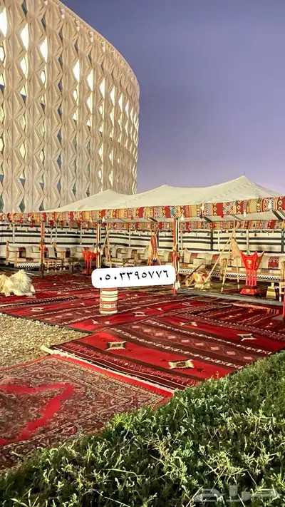 خيام بيوت شعر جلسات ركن تراثي 57