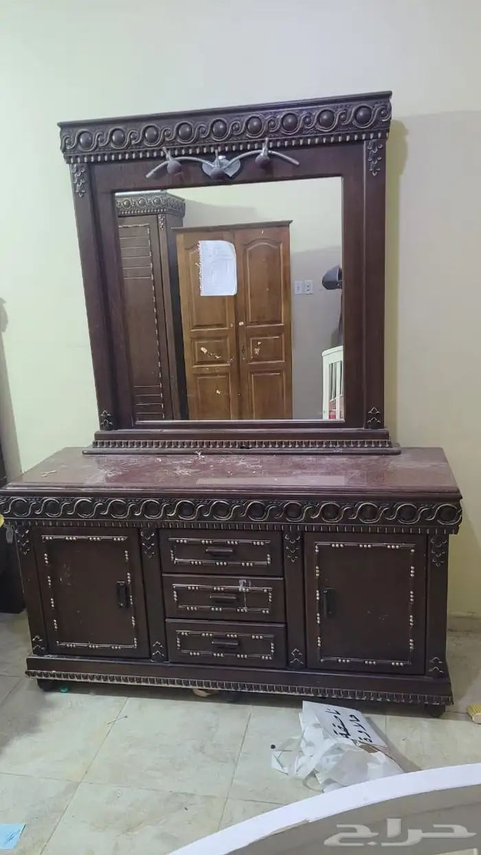 طقم غرفه كامل خشب اصلي 3