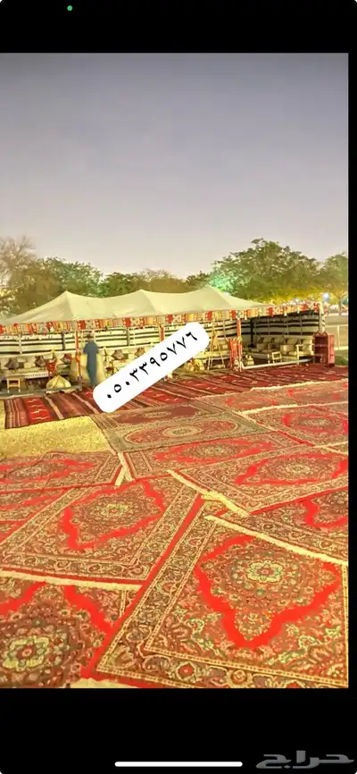 خيام بيوت شعر جلسات ركن تراثي 7