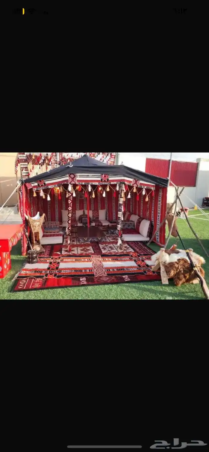 تأجير وتجهيز حفلات خيام جلسات ركن شعبي اكلات شعبيه ضيافه 14