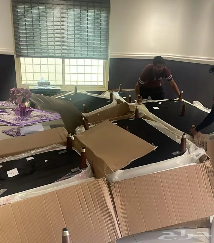 انهيار الاسعار 70 بالميه طقم كنب 10 مقاعد جديد هوم سنتر 0