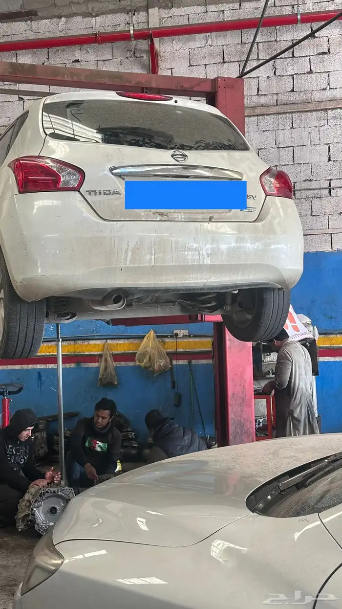 تغير جير مستىرد نيسان تيدا سي في تي 0