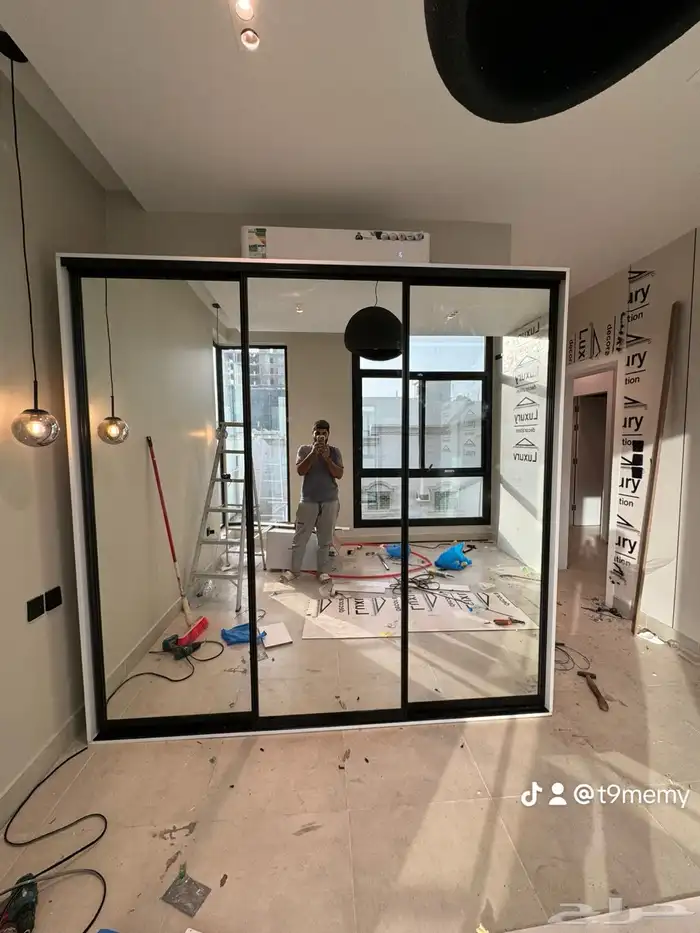 اعمال ديكورات و دواليب و تلبيس جدران 33
