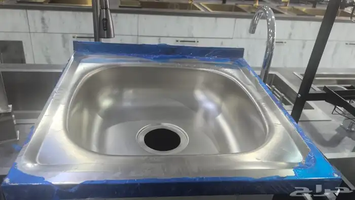 مجلى مطبخ حوض وحوضين نانو وعادي مقاسات مختلفه جديد 9