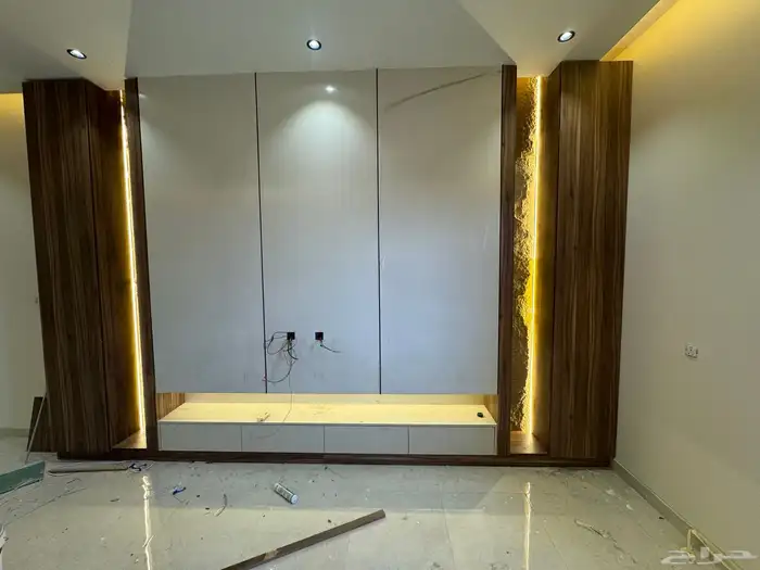 اعمال ديكورات و دواليب و تلبيس جدران 5