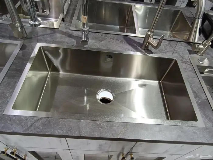 مجلى مطبخ حوض وحوضين نانو وعادي مقاسات مختلفه جديد 2