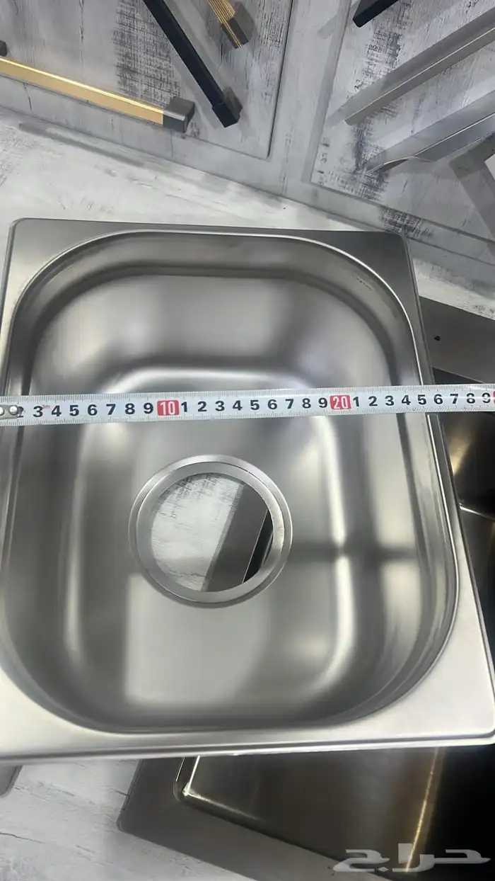 مجلى مطبخ حوض وحوضين نانو وعادي مقاسات مختلفه جديد 8