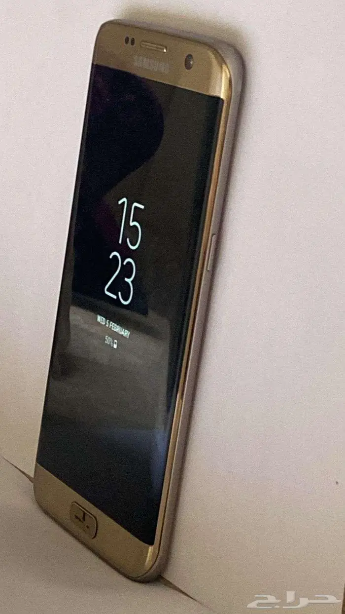جوال جلكسي s7 edge 32 بلس الذهبي 400 ريال 0