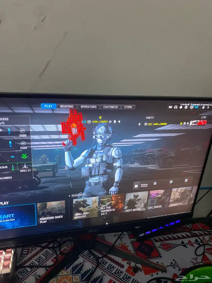 بي سي قيمنق للبيع  150fps 2