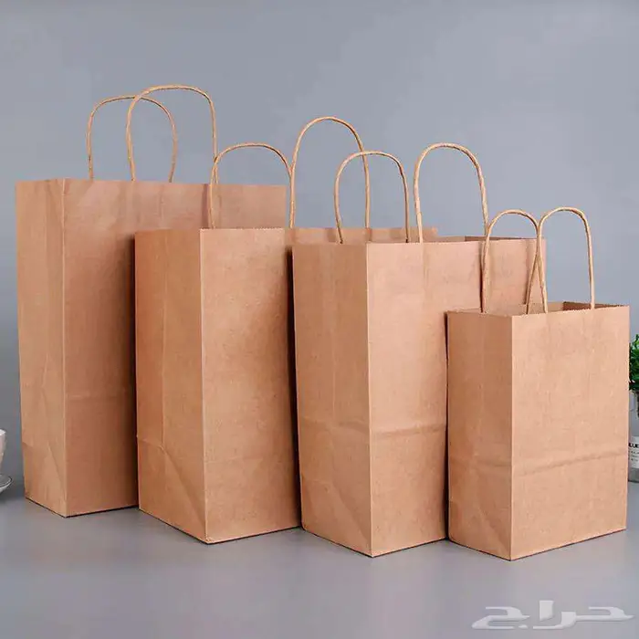 أكياس ورقيه بنيه 7